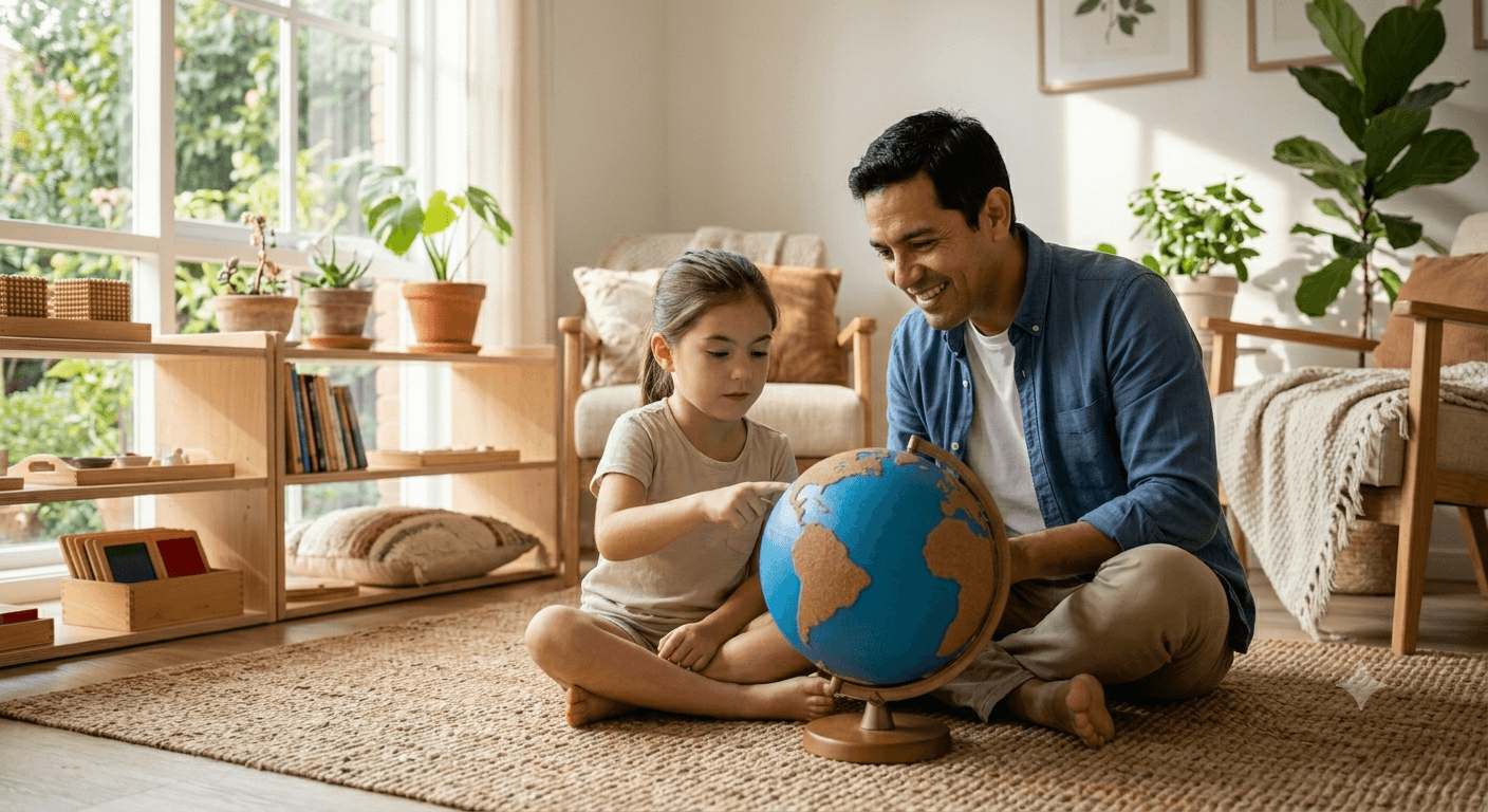 El rol de la familia en la educación Montessori online